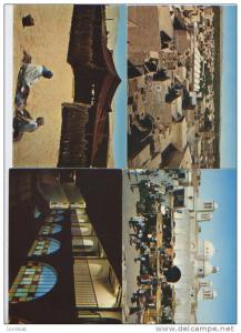 Lot de 9 CPM d'Algérie, Tassili, Hôtel bédouin, El Oued, Constantine, Ouargla, CP neuves n'ayant pas circulé, TBE