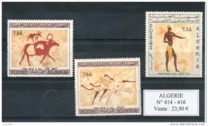 algérie. peinture du tassili