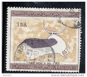 ALGERIE 1967 N° 437  PEINTURE RUPESTRE DU TASSILI