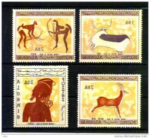 Algérie  1967 - Peintures Rupestres du Tassili- Série complète - MNH
