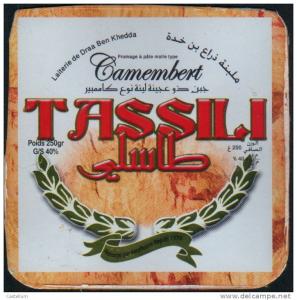 ETIQUETTE DE FROMAGE CAMEMBERT-LE TASSILI