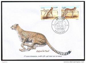 ALGERIE - 2005 - FDC - Guépard du Tassili