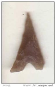 Pointe de Flèche en Silex du Paléolithique. Désert du Tassili