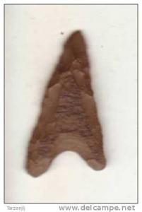 Pointe de Flèche en Silex du Paléolithique. Désert du Tassili