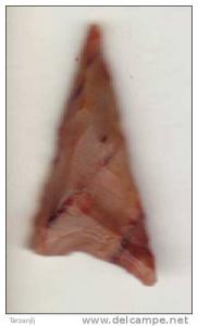 Pointe de Flèche en Silex du Paléolithique. Désert du Tassili