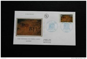 1993 FDC Unesco - Algerie - Tassili n´Ajjer - Rock Paintings Peintures rupestres
