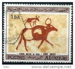 Algérie - Peintures rupestres du Tassili - oblitéré