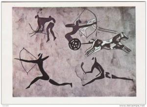 Algerie / Tassili / Peinture rupestre / Jabbaren