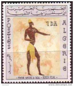 Année 1965. n°415 N** Peintures rupestres du Tassili N´Ajjer, au Sahara