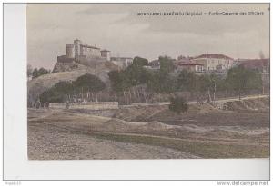 Bordj Bou Arréridj Fortin Caserne Officiers Colorisée Carte peu courante
