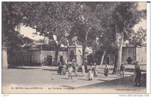cpa   Réf-JP-444   (  Algérie )    la Fontaine Romaine  à BORDJ -bou- ARRERIDJ