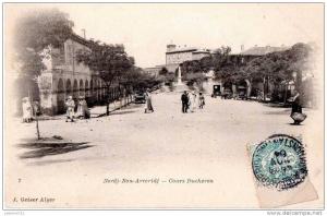 ALGERIE   BORDJ BOU ARRERIDJ - Cours Ducheron  - Précurseur année 1904