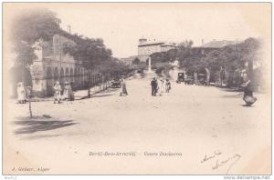 Bordj Bou Arreridj.- (Algérie)   Cours Ducheron  -  (belle animation  oblitération de 1904)