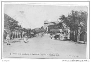 ALGERIE / FL / BORDJ BOU ARRERIDJ,Cours du Cheyron et hotel de ville, ANIMIEE, N° 7 J Geiser photo
