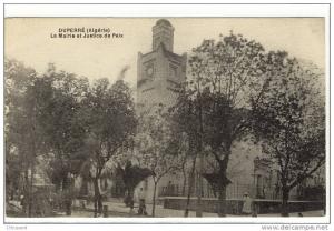 Carte Postale Ancienne Algérie - Duperré (Ain Defla) - La Mairie et Justice de Paix - Tribunal