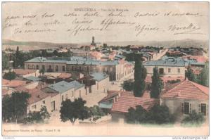 ALGERIE KHENCHELA (KENCHELA) VUE DE LA MOSQUEE CIRCULEE 1906