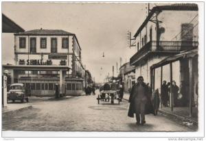 Afrique - Algérie - Khenchela - Vue de Quisques - Rue Lamoricière