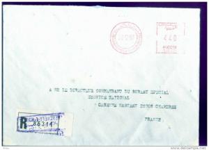 Etude   Lettres recommandées Algérie   - KHENCHELA-EL-HOURIA - 1997 -