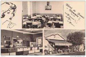 Khenchela.- (Algérie) Carte Photo  de l ´ Hôtel de France - son Restaurant - son Bar - sa Terrasse