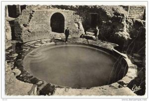 KHENCHELA. - Fontaines Chaudes, Piscine Romaine.  CPSM 9x14