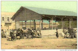 AFRIQUE. ALGERIE. KHENCHELA. Vue sur La Halle aux Grains.