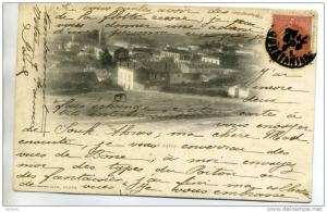 ALGERIE  Souk AHRAS Joli plan du Village 1904 ecrite   dos non divisé   /D15  -2012