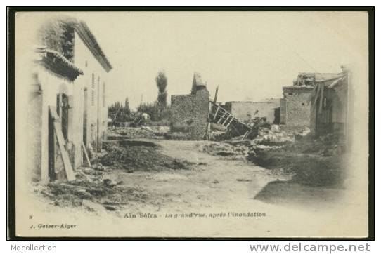 ALGERIE AIN-SEFRA / La grand´rue après l´inondation /