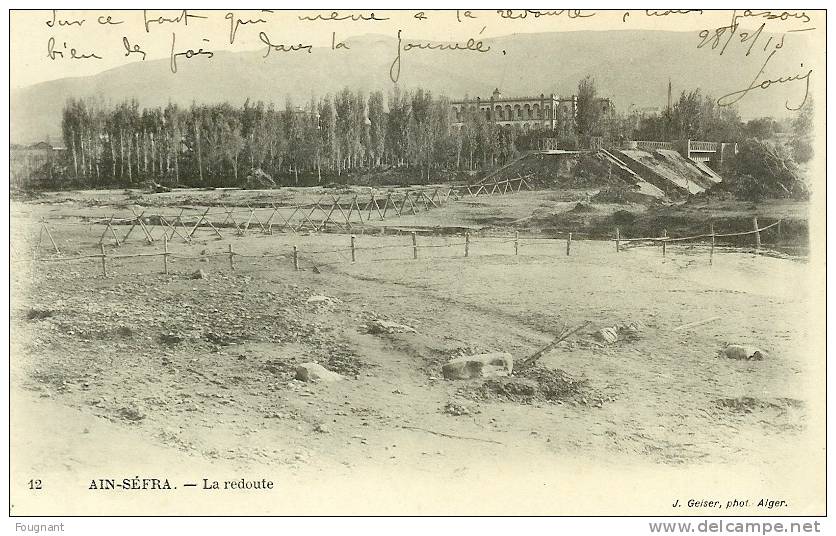 ALGERIEAIN - SEFRA . - La Redoute . 1915 .