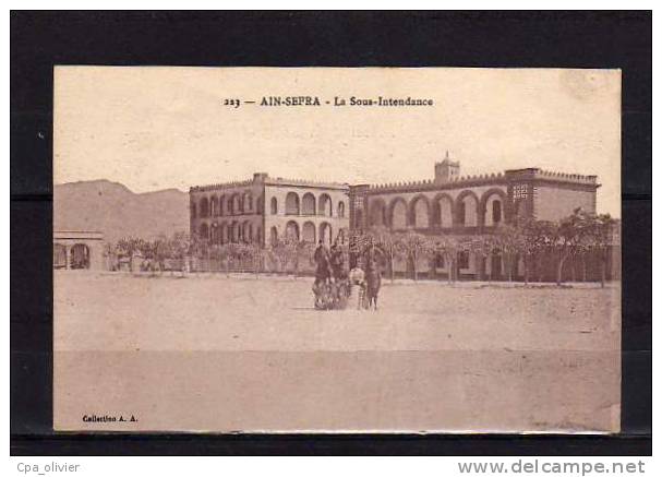 ALGERIE Ain Sefra Caserne, Sous Intendance, animée, Militaires, ed AA 223, 192?