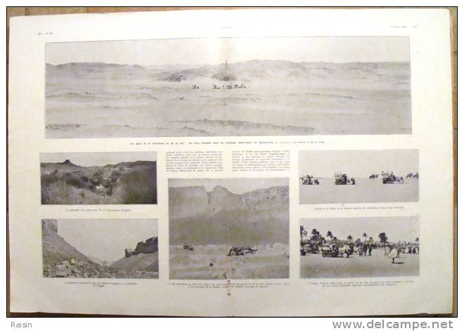 1923 Les Auto-chenilles au Sahara Tanezrouft Tit et Tamanrasset  Ouargla In Salah M.et Mme André Citroën Haardt ..TBE