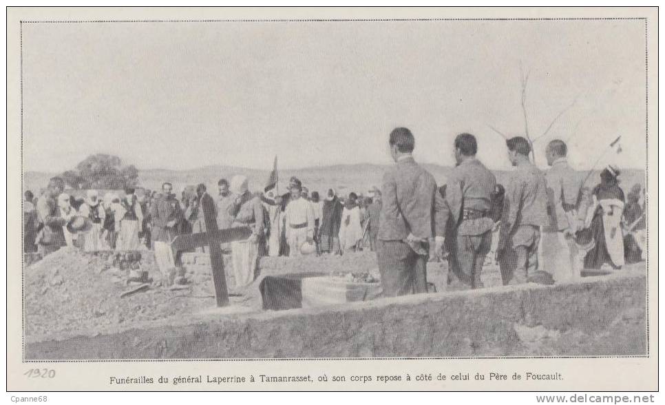1920 - ALGERIE - Tamanrasset - Funérailles du Général Laperrine - No Postcard