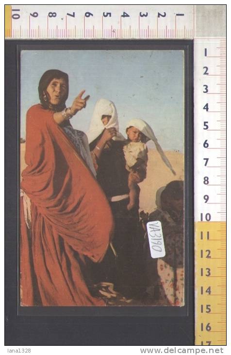 VA3190 ALGERIA TAMANRASSET FEMMES TARGUIA DONNE COSTUMI FOLKLORISTICI FOLCLORISTICI