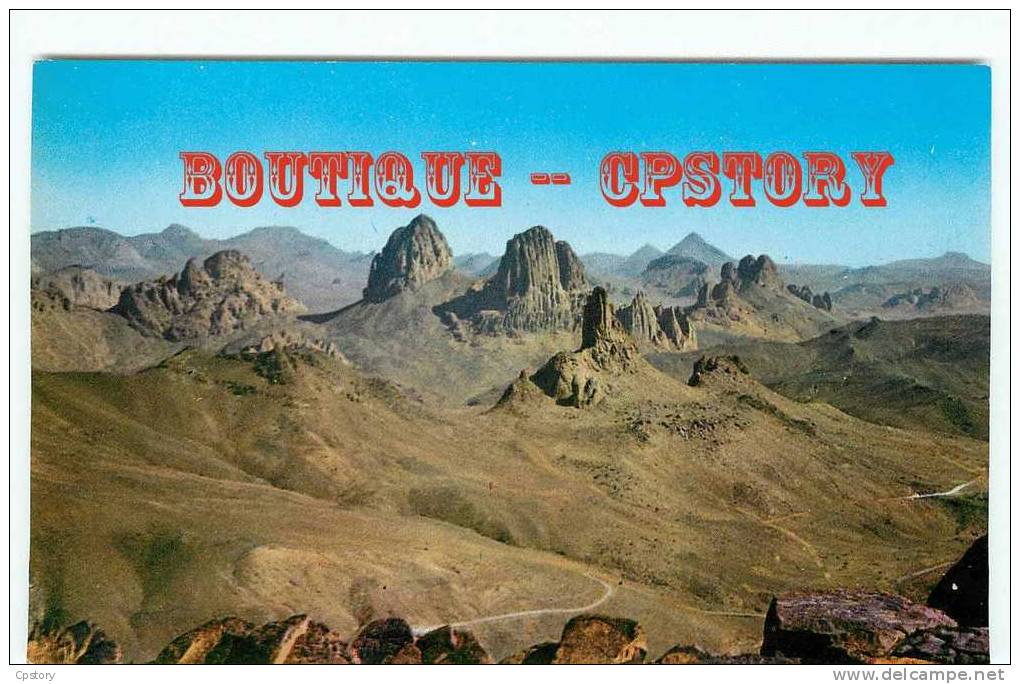 ALGERIE - TAMANRASSET - Hoggar - Le Massif du Trident - Dos Scané