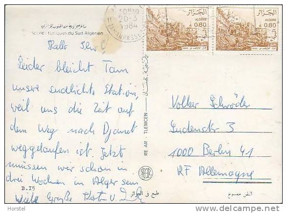 Algerien - Tamanrasset - Typical scene - 2x stamp