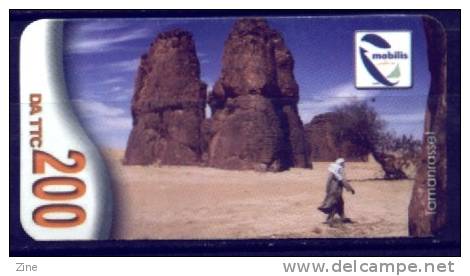 Algérie Carte de Recharge Petit Modèle Tamanrasset sahara