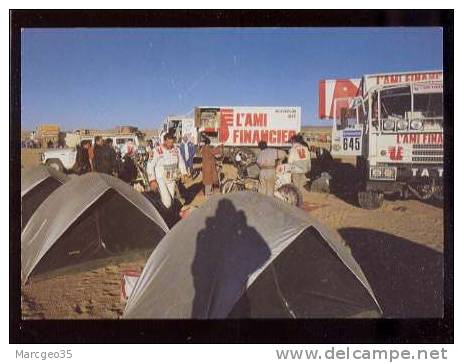 26709 bivouac paris dakar team ecureuil à tamanrasset belle cpsm