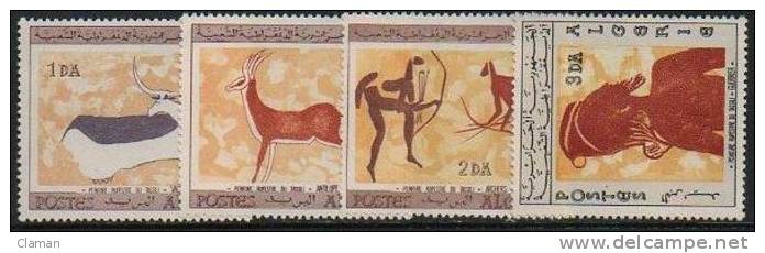 Algerie - 1967 Rock Painting-Peintures Rupestres-Felsmalerei (Tassili) **