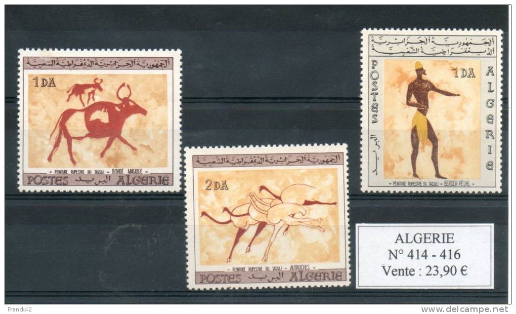 algérie. peinture du tassili