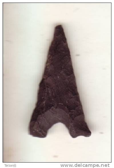 Pointe de Flèche en Silex du Paléolithique. Désert du Tassili