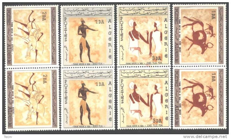 ALGERIA - Rock-paintings of Tassili-N-Ajjer  - ARCHEOLOGIA  - 1966 - ** MNH