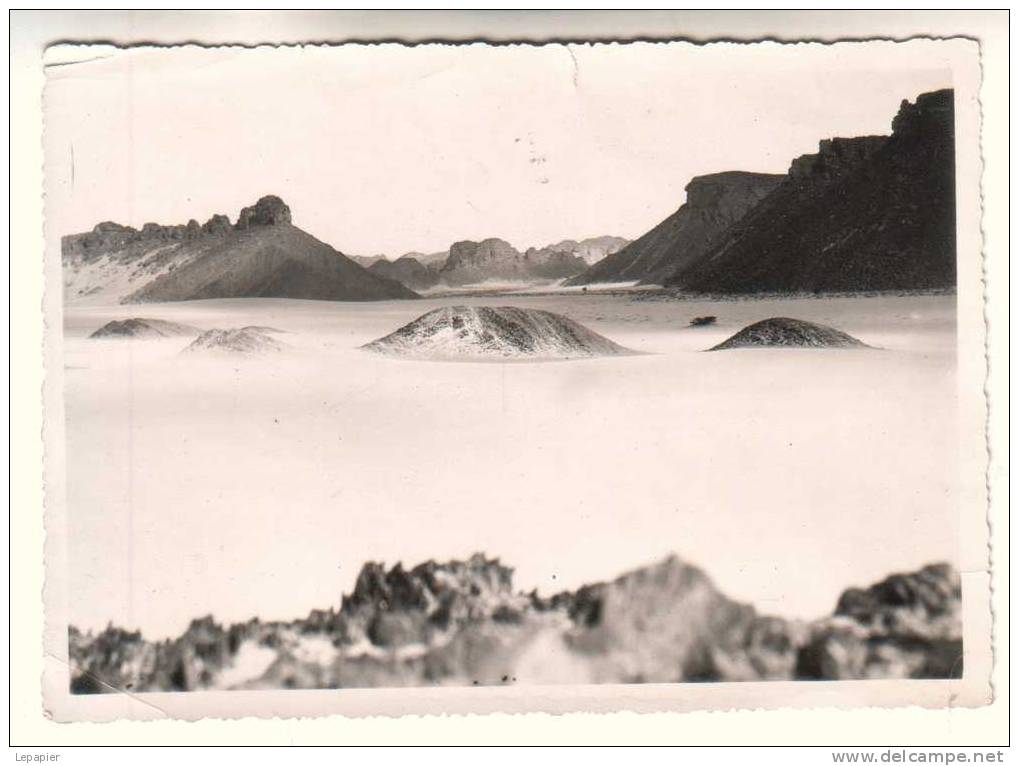 Photographie aérienne originale - Algérie - CONTREFORTS DU TASSILI