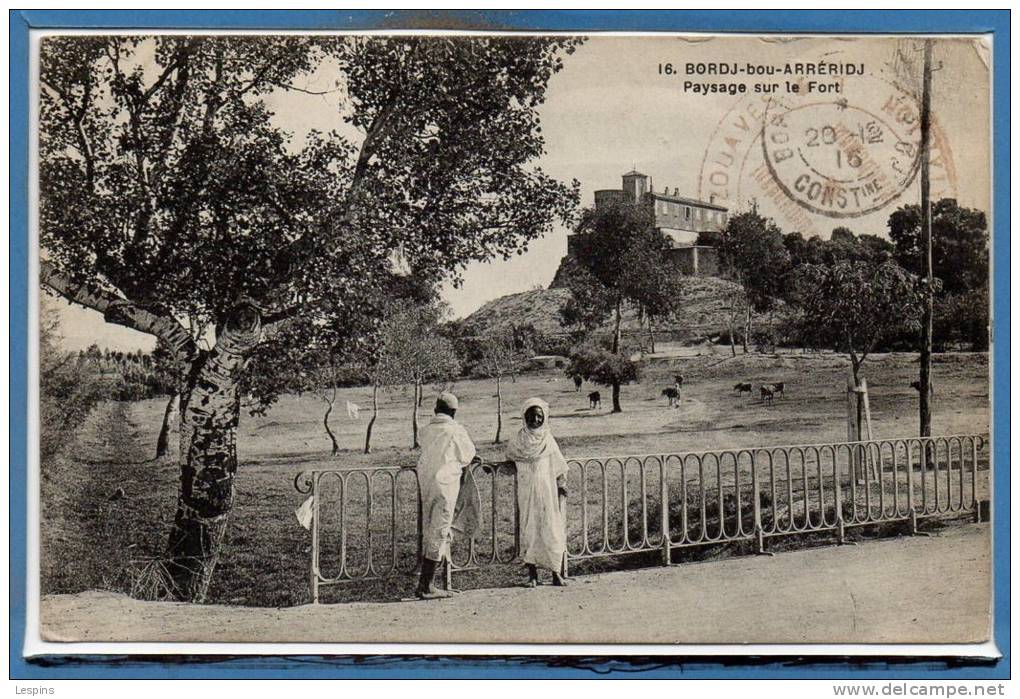 ALGERIE -- BORDJ BOU ARRERIDJ --  Paysage sur le fort