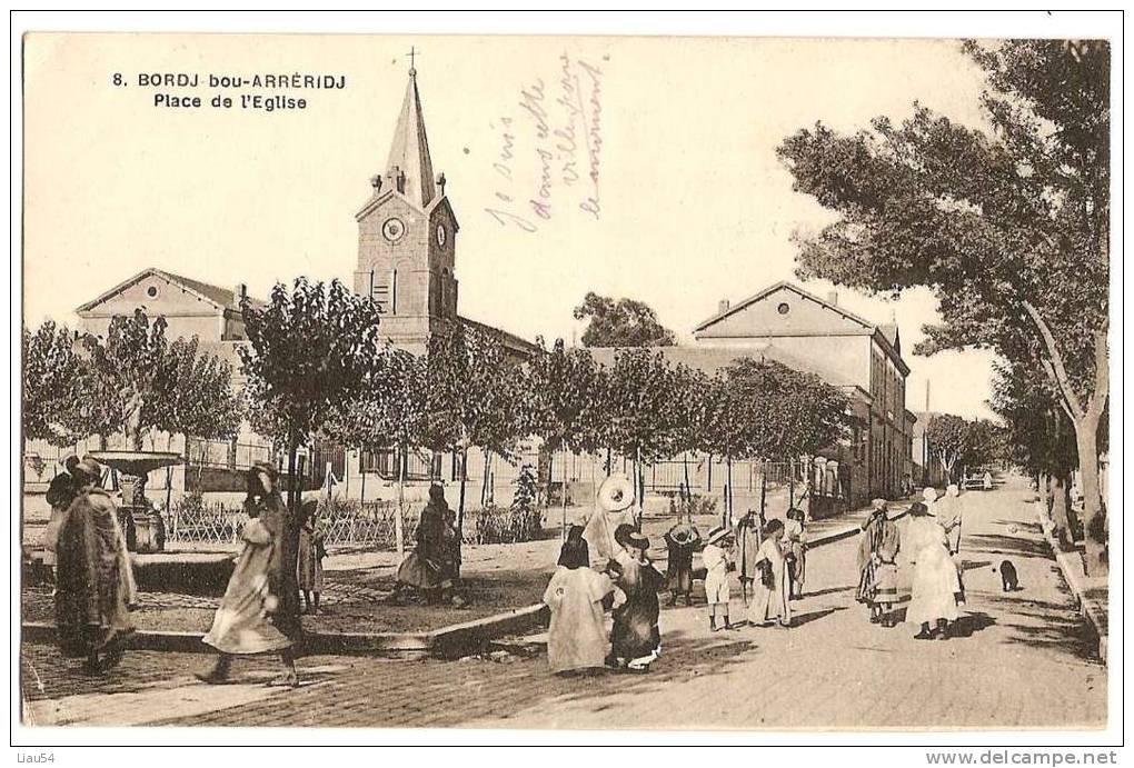 BORDJ bou-ARRERIDJ Place de l'Eglise (1916)