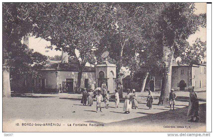 cpa   Réf-JP-444   (  Algérie )    la Fontaine Romaine  à BORDJ -bou- ARRERIDJ