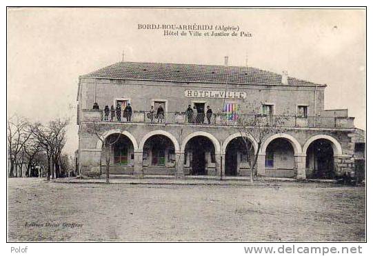BORDJ-ARRERIDJ - hotel de ville et justice de paix    (19389)
