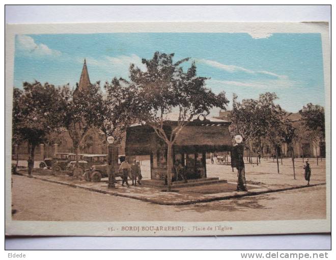 15 Bordj Bou Arreridj Place de l'Eglise  Station Service Pompe a Essence Petrole Shell