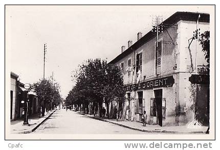 Bordj Bou Arreridj  L'Hotel d'Orient et la Grande Rue ,Station et pompe à essence ESSO