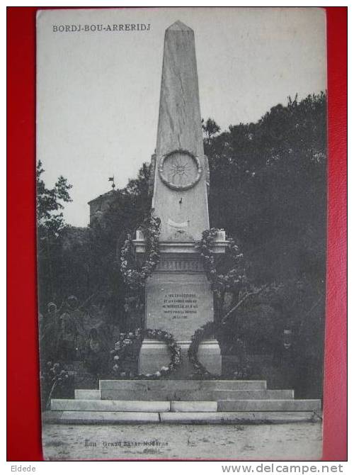 Bordj Bou Arreridj M. aux Morts aux Gardes Mobiles de Marseille et Aix morts pour la cité