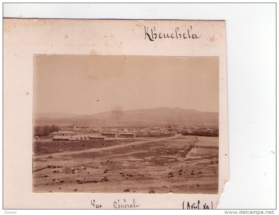 Khenchela  ( Aurès - Algérie ), lot 2  photographies ( Avril 1889 )  ( free shipping )