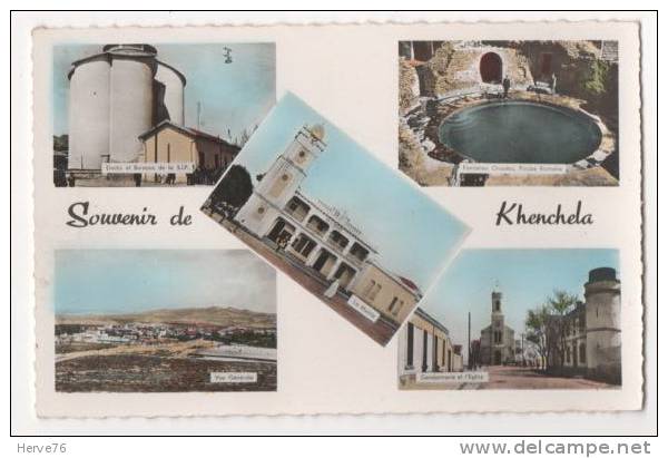 ALGERIE - Souvenir de KHENCHELA - multivues - CPSM